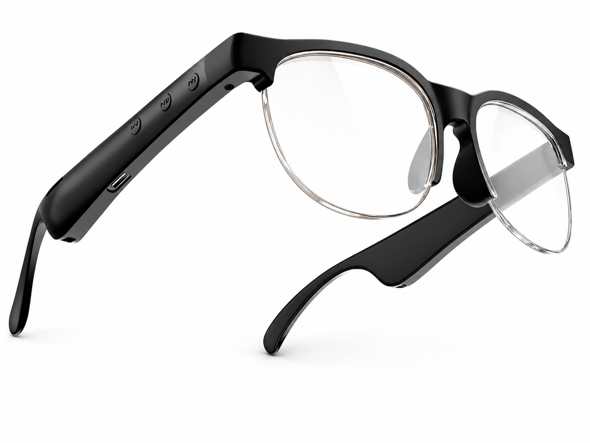 Semi-Rimless AI Audio Smart Glasses-S01